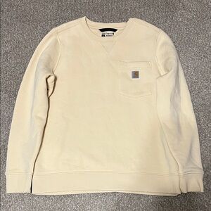 Carhartt Women's Cream Crewneck Sweater